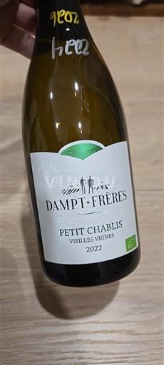 Burgund Petit-Chablis Domaine Dampt Frères Vieilles Vignes 2022
