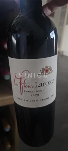 Burdeos Saint-Émilion Gran Cru Grand Cru Laroze La Fleur Laroze 2020