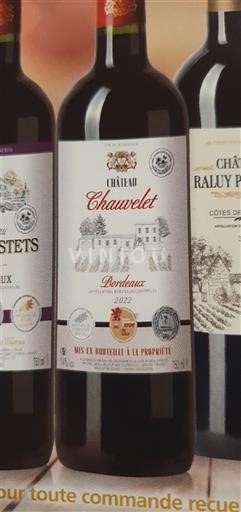 Burdeos Bordeaux Château Chauvelet 2022