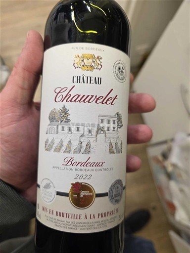 Bordeaux Château Chauvelet 2022
