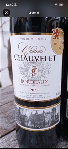 Bordeaux Château Chauvelet 2022