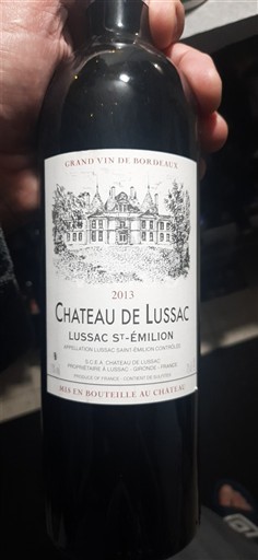 Bordeaux Lussac-saint-émilion Chateau de Lussac 2013