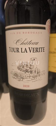 Bordéus Château Tour La Vérité 2020