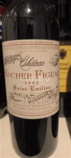 Bordeaux Saint-Émilion Château Rocher Figeac 2002
