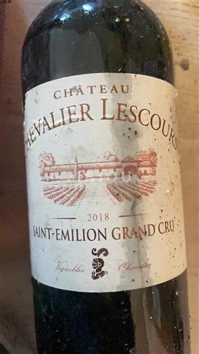 Burdeos Saint-Émilion Gran Cru Grand Cru Château Chevalier Lescours 2018