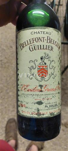 Bordeaux Saint-Émilion Grand Cru Grand Cru Bellefont-Belcier 1994