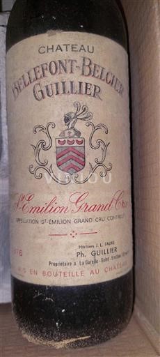 Bordeaux Saint-Émilion Grand Cru Grand Cru Bellefont-Belcier 1976