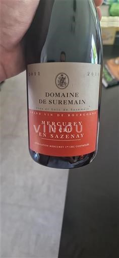 Borgogna Mercurey Premier Cru Domaine Suremain En Sazenay 2011