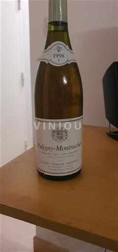 Borgoña Puligny-Montrachet Premier Cru Domaine GAEC Gauffroy Les Referts 1998