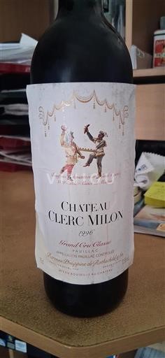 Bordeaux Pauillac Grand Cru Classé Château Clerc Milon 1996