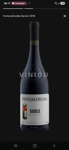 Piëmont Barolo Fontanafredda 2019