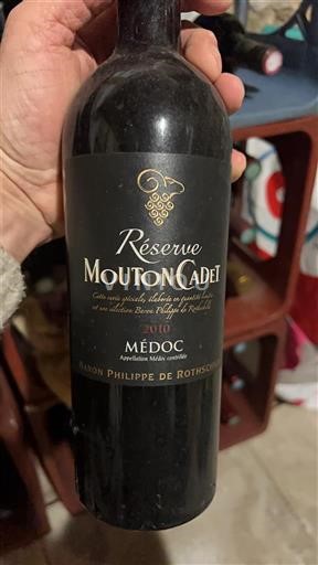 Bordeaux Médoc Baron Philippe de Rothschild Réserve Mouton Cadet 2010