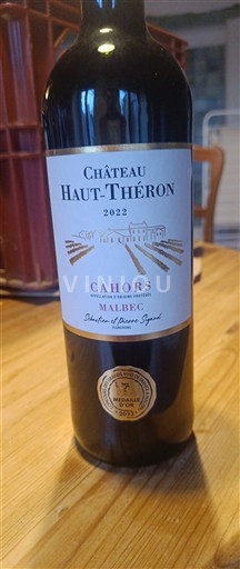 Sud-Ouest Cahors Château Haut-Théron 2022