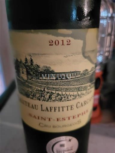 Bordeaux Saint-Estèphe Cru Bourgeois Château Laffitte Carcasset 2012