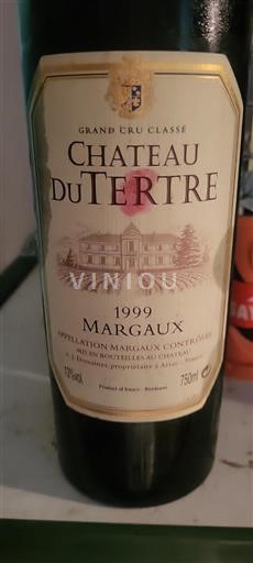 Bordeaux Margaux Grand Cru Château Tertre 1999