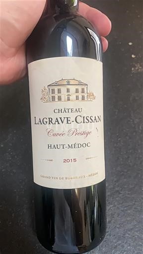 Bordeaux Haut-Médoc Château Lagrave-Cissan Prestige 2015