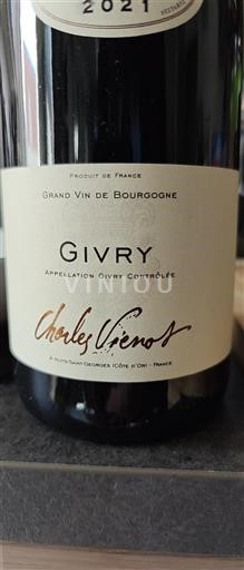 Burgundi Givry Charles Vienot 2021