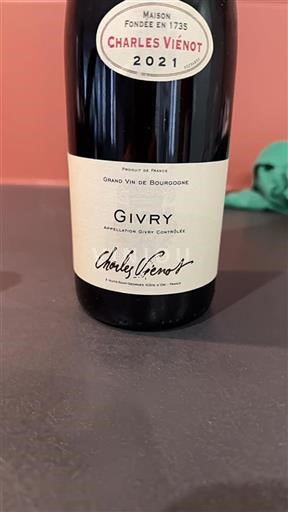 Bourgondië Givry Charles Vienot 2021