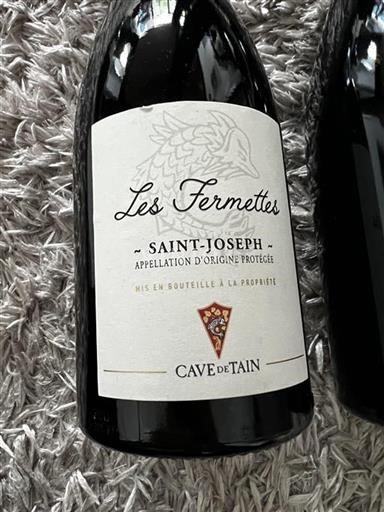Rhônedalen Saint-Joseph Cave de Tain Les Fermettes Icke årgångsbetecknad