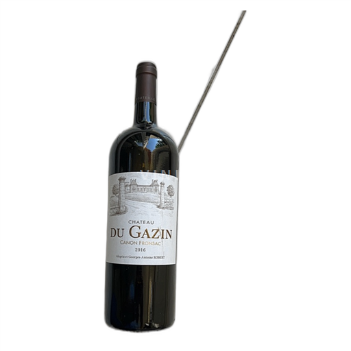 Vin Rouge sec Château Gazin 2016 France Bordeaux Canon-Fronsac AOC