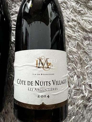 Bourgogne Côte de Nuits-Villages Les Argentières 2014
