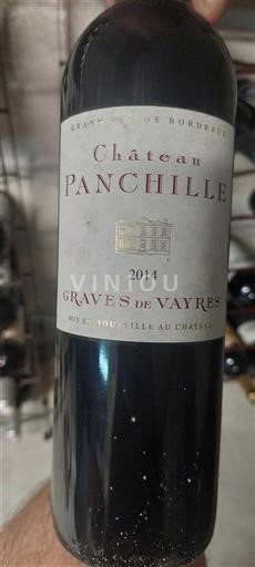 Bordeaux Graves-de-vayres Château Panchille 2014