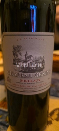 Bordeaux Château Genins 2016