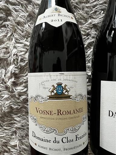 Burgundi Vosne-Romanée Domaine Clos Frantin 2011