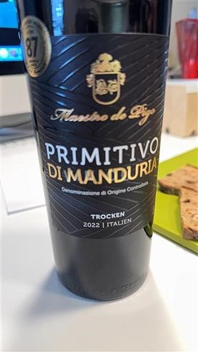 Apulia Primitivo di Manduria Maestro de Puyo 2022