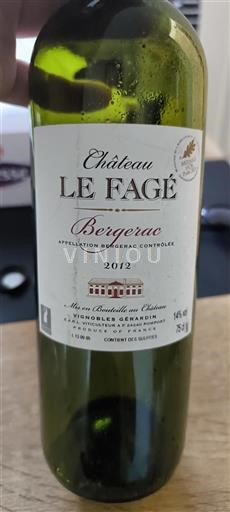 Jihozápad Bergerac Château Le Fagé 2012