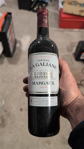 Bordeaux Margaux Château La Galiane 2015