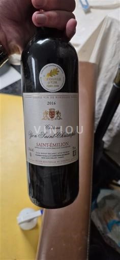 Bordeaux Saint-Émilion Château Yon Saint-Christophe 2016
