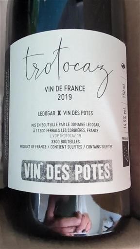 Languedoque Não especificado Domaine Ledogar Trotocaz 2019