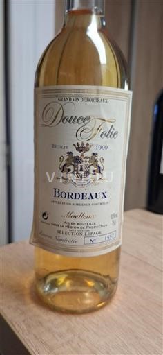 Burdeos Bordeaux Douce Folie 1999