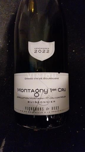 Wines Blanc sec Buissonnier Vignerons de Buxy 2022 France Burgundy Unspecified AOC Premier Cru