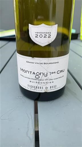 Burgundi Määrittelemätön Premier Cru Vignerons de Buxy Buissonnier 2022