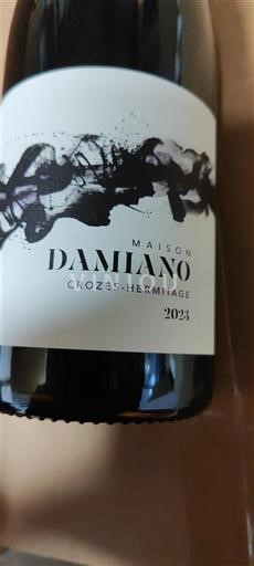 Vallée du Rhône Crozes-hermitage Maison Damiano 2023