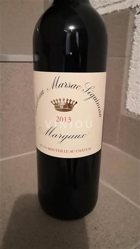 Bordeaux Margaux Château Marsac Séguineau 2013