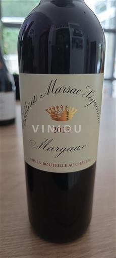 Bordeaux Margaux Château Marsac Séguineau 2013