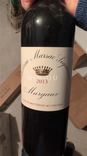 Bordeaux Margaux Château Marsac Séguineau 2013