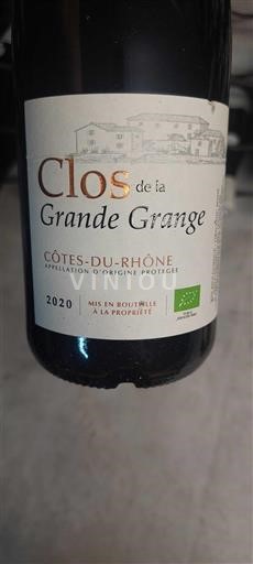Rona dolina Côtes-du-Rhône Clos de la Grande Grange 2020