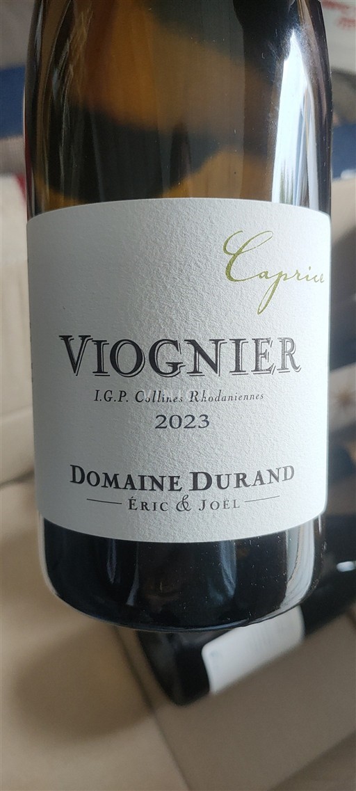 Alpes và các vùng Rhodanien Collines rhodaniennes Domaine Durand Caprice 2023