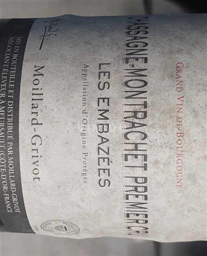 Bourgogne Ikke specificeret Premier Cru Moillard-Grivot Les Embazées 2015