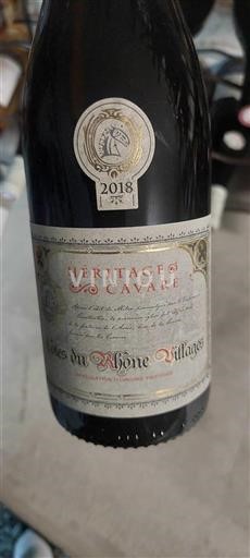 Rhône-dalen Côtes-du-Rhône-Villages Abbaye Héritage de Cavare 2018