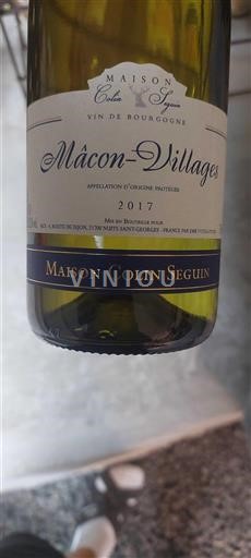 Bourgondië Mâcon en mâcon-dorpen MAISON COLIN 2017