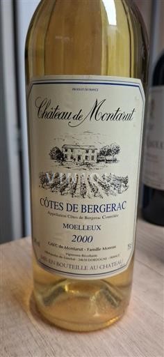 Lounais-Ranska Côtes-de-bergerac Château Montarut 2000
