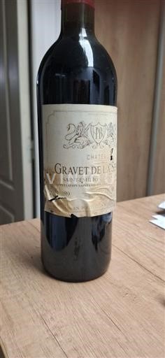 Bordeaux Saint-Émilion Château Gravet de la Sente 1989