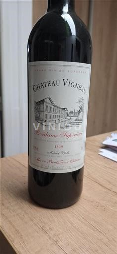 Bordéus Bordeaux Superior Château Vigneau 1999