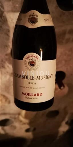Burgundy Chambolle-Musigny Moillard Les Lys 2017