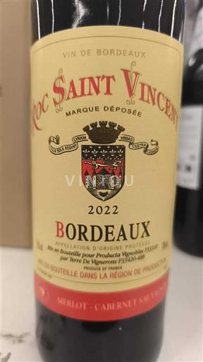 Burdeos Bordeaux Roc Saint Vincent 2022